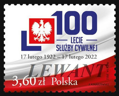 2022.02.17. 100th Anniversary Of Civil Service - MNH - Neufs