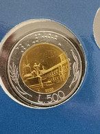 500 LIRE ITALIE BIMETALLIQUE 2000 / ITALIA / UNC DU COFFRET - 1 000 Lire