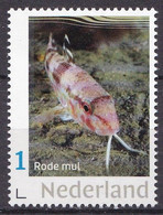 Nederland - 16 November 2021 - Nederlandse Onderwaterwereld - Vissen In De Noordzee - Rode Mul - MNH - Zegel 1 - Personalisierte Briefmarken