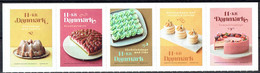 Denmark 2021.  Cakes. 5-strip. MNH. - Nuevos