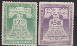 FEDERAL USE TAX ON MOTOR VEHICLES USED STAMPS - Revenues