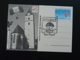 Carte Commemorative Card Parachute Parachutisme Alpencup 1989 Autriche Austria Ref 103763 - Paracadutismo