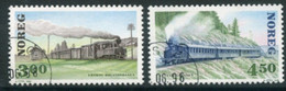 NORWAY 1996 Railway Line Centenaries Used .   Michel 1213-14 - Used Stamps