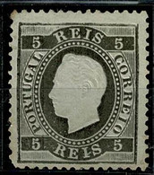 Portugal, 1870/6, # 36 Dent. 12 3/4, Tipo V, MNG - Ongebruikt