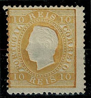 Portugal, 1870/6, # 37 Dent. 12 3/4, Tipo I, MH - Ongebruikt