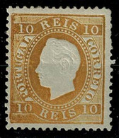 Portugal, 1870/6, # 37 Dent. 12 1/2, Tipo I, MH - Ongebruikt