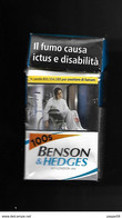 Tabacco Pacchetto Di Sigarette Italia - Benson & Hedges 100s N.1 Da 20 Pezzi - Vuoto - Etuis à Cigarettes Vides