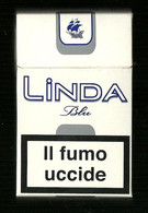 Tabacco Pacchetto Di Sigarette Italia - Linda Blu Da 20 Pezzi - Vuoto - Etuis à Cigarettes Vides