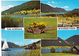 1987, Österreich, Weißensee, Höchstgelegener Badesee Europas, Kärnten - Weissensee