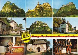 1981, Österreich, Burg Hochosterwitz, Ost - West - Süd - Ansicht,, Engeltor, Fähnrichtor, Khevenhüllertor, Kärnten - St. Veit An Der Glan