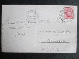Nr  138 -  Op PK - Stempel Foire Commerciale Brux. - Jaarbeurs Brussel 1920 (1° Jaarbeurs) - 1915-1920 Alberto I