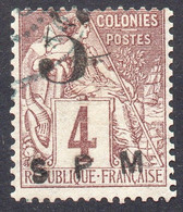 !!! ST PIERRE ET MIQUELON, N°4 OBLITERE, SIGNE CALVES - Used Stamps