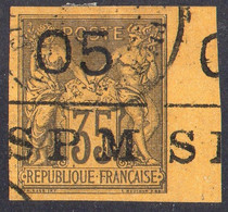 !!! ST PIERRE ET MIQUELON, N°9 BORD DE FEUILLE OBLITERE - Used Stamps