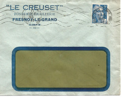 France Enveloppe Publicitaire Ets Fonderie-émaillerie Le Creuset  (Aisne) - Other & Unclassified