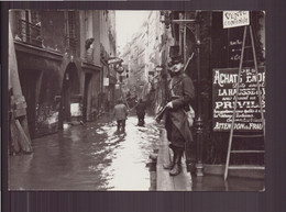 Paris 1900 " Inondations 1910 Rue De Bièvre " - Inondations