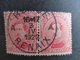 Nr  138 - Stempel Ronse/Renaix Op Paartje - 1915-1920 Albert I.