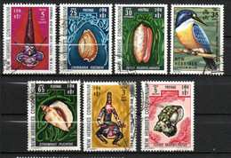 Col24 Colonies Nouvelles Hebrides N° 338 342 à 345 348 349 Oblitéré Cote 34,00€ - Used Stamps