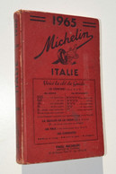 Guide Rouge Michelin Italie 1965 - Michelin (guias)