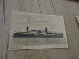 CPA Bateau Ship Paquebot D.M.S.Sibajak N.V. Rotterdamsche Lloyd - Paquebote