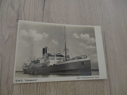 CPA Bateau Ship Paquebot D.M.S.Indrapoera N.V. Rotterdamsche Lloyd - Paquebots