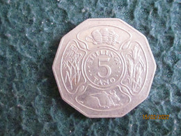Tanzania: 5 Shillings 1993 - Tanzanía
