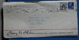 AR6 NORGE BELLE LETTRE  1949 OSLO POUR YVRY PARIS  FRANCE+ CROIX ROUGE  + AFFRANCH. PLAISANT - Brieven En Documenten