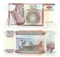 Burundi 50 Francs 2005 P-36 UNC - Burundi