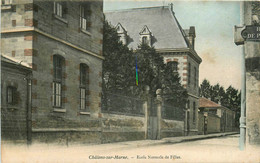 Châlons Sur Marne * Rue Et école Normale De Filles - Châlons-sur-Marne