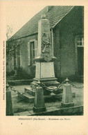 Perrogney * Place Et Le Monument Aux Morts - Autres & Non Classés