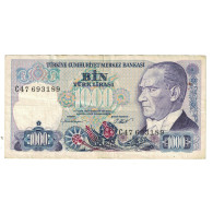 Billet, Turquie, 1000 Lira, KM:196, TB+ - Türkei