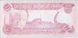 IRAK   -   5  Dinars  1992   -   Neuf - Irak