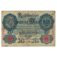 Billet, Allemagne, 20 Mark, 1914, 1914-02-19, KM:31, TB - 20 Mark