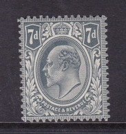 GB Edward V11 7d  . Mounted Mint With Gum. - Nuevos