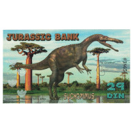 Billet, Espagne, Billet Touristique, 2015, JURASSIC BANK 29 DIN, NEUF - [ 7] Fehldrucke