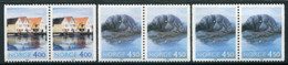 NORWAY 1995 Tourism Pairs With Both Papers MNH / **.   Michel 1176x-77x, 1177y  Dl-Dr - Nuevos