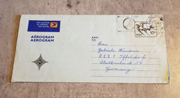 SOUTH AFRICA RSA AEROGRAMME AIRMAIL PAR AVION SEND TO GERMANY - Luchtpost