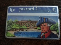 ZWITSERLAND KONINGKARTEN TAXCARD  DER ALTE FRITZ  CHF 2,- MINT CARD ** 8854** - Suisse