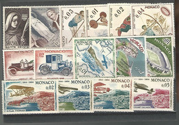 54869 ) Collection Monaco Aircraft Motor Cars 1964 Olympics - Collections, Lots & Séries