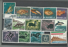 54923 ) Collection San Marino Sea Life Zodiac - Colecciones & Series