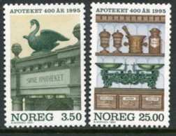 NORWAY 1995 Pharmacies In Norway MNH / **.   Michel 1172-73 - Neufs