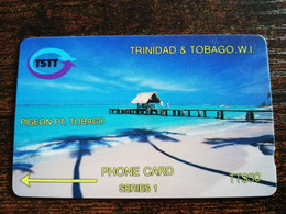 TRINIDAD & TOBAGO  GPT CARD    $30,-  3CCTB  PIGEON PT TOBAGO     Fine Used Card        ** 8858** - Trinidad & Tobago