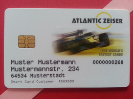 TEST CARD Atlantic Zeiser Muster Mustermann Demo Card Whit Numbers (BA0415 - Unknown Origin