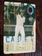 TRINIDAD & TOBAGO  GPT CARD    $15,-  6CCTA   IAN BISHOP CRICKET         Fine Used Card        ** 8864** - Trinidad En Tobago