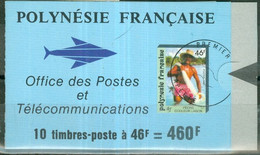 POLYNESIE FRANCAISE - CARNET N° C427 Carnet De 460f, Contenant 2 Bandes Horizontales Composées De 5 Timbres N° 427 - Postzegelboekjes