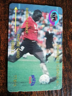 TRINIDAD & TOBAGO  GPT CARD    $15,-  8CCTB   DWIGHT YORKE / FUTBOL         Fine Used Card        ** 8870** - Trinidad En Tobago