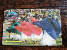 TRINIDAD & TOBAGO  GPT CARD    $30,-  9CCTA  CARIFESTA           Fine Used Card        ** 8872** - Trinité & Tobago