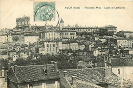 Auch * Panorama Du Midi * Lycée Et Cathédrale De La Ville - Auch