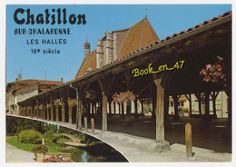 {88458} 01 Ain Châtillon Sur Chalaronne , Multivues ; Les Halles - Châtillon-sur-Chalaronne