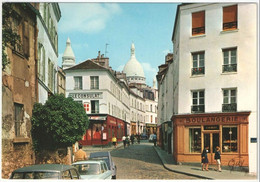 75 - PARIS 18 - Le Vieux Montmartre : La Place Jean-Baptiste Clément Et La Rue Norvins - 15 X 10 - Arrondissement: 18