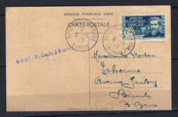 ⭐ France - Carte Poste - CPA - Exposition Philatélique De Biarritz En 1947 Avec De Gaulle - 8 / 9 / 1947 ⭐ - Expositions